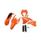 Plastico Kit Ufo Ktm Exc 125/200/250/300 11 - Oem 11 (C/ Protetor De Bengala E Farol)