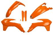 Plastico Kit Ufo Ktm Exc 125/200/250/300 14/16 - Laranja (C/ Protetor De Bengala)