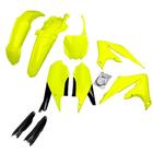 Plastico Kit Ufo Yzf 250 19/23 + Yzf 450 18/22 - Amarelo Fluo (C/ Protetor De Bengala)