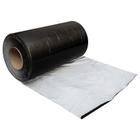 Plastico Mulching Liso Preto e Branco 1,60mx45m Para Cobertura Solo Cultivo de Morango Tomate