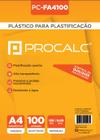 PLÁSTICO P/ PLASTIFICAÇÃO- FA4100 220X307 125M 0,05mm 100 Un