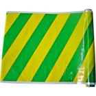 Plástico verde e amarelo Para Enfeitar c/ 45cm de largura rolo com 17metros