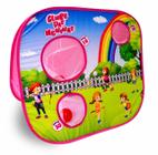 Play Ball Acerte O Alvo Infantil Rosa Com 20 Bolinhas