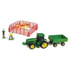 Play Set John Deere Trator/ Animais 10 Peças (35939P)