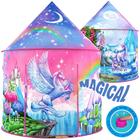 Play Tent W&O Unicorn Sparkle com sons mágicos para meninas