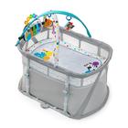 Playard Baby Einstein Kick & Snooze dobrável com berço