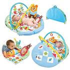 Playmat Gym Yookidoo de 3 estágios com tapete e cobertor Tummy Time