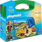 PLAYMOBIL Camping Adventure - Conjunto de Construção com Maleta de Transporte