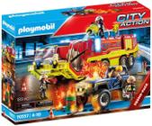 Playmobil Carro De Bombeiros Com Caminhâo - Sunny 2544