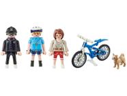 Playmobil City Action Polical com Bicicleta e - Fugitivo 17 Peças