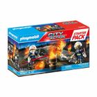 Playmobil - city action - starter pack - exército de incêndio - 70907
