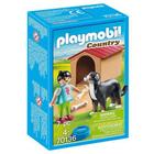 Playmobil Country - Cão e Menina c/ Casinha 70136