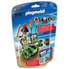 Playmobil Piratas Soft Bags Com Canhao Verde Da Sunny 6162