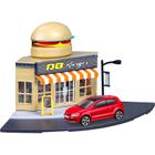 Playset c/ Miniatura -1:43 - VW Polo GTI Mark 5 - Fast Food - Bburago 31500