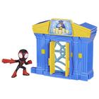 Playset com Mina Figura - Banco - Vida Urbana - Spidey and His Amazing Friends - Hasbro