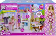 Playset E Boneca Barbie Nova Casa Glam  Mattel