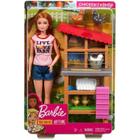 Playset e Boneca Barbie Profissões Barbie Granjeira Mattel