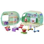 Playset Peppa Pig Caravan com 3 bonecos e 6 acessórios de 3 anos ou mais