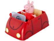 Playset Peppa Pig Figura e Veículo Hasbro 2 Peças