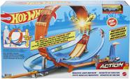 Playset Pista Loop Gigante Hot Wheels Action Mattel - GTV14 - Arco-Íris