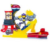 Playset Pista Meteor Mighty Pups Edição De Luxo Patrulha Canina