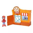 Playset Plk Spidey City Blocks Pizza Amazing Friends Hasbro