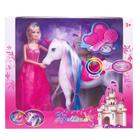 Playset Princesa com Unicórnio Mágico e Luzes - HAPITOIZ