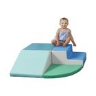 Playtime Corner Climber SoftScape para crianças de 9 a 3 anos - verde - Factory Direct Partners