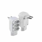 Plug Adaptador De Tomada Com 4 Entradas Sl6010