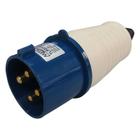 Plug Blindado 3P+T 32A 250V Azul Metaltex