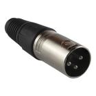 Plug Canon XLR Macho 3 Pinos