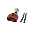 Plug Conector Marron Chicote Sonda Lambda Vw Gol G5 G6 Fox