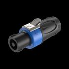 Plug Conector Speakon 4 Via Macho Linha Profissional Roxtone