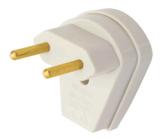 Plug Macho 90 Com Prensa Cabo 10a Cinza 1453 - Fame