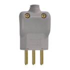 Plug Macho Com Prensa Cabo 2p+t 10a Cinza 14050 - Ilumi