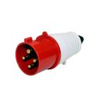 Plug Macho Industrial Jng 3p+t 16a 6h Vermelho 380v Mgi-014
