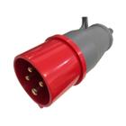 Plug Macho Industrial Sobrepor 3p+t 32a Ip44 380v 6h Soprano