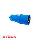 Plug newkon 3p+t 16a 200/250v 9h az ip44 steck