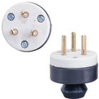 Plug Pino macho Industrial Polarizada 3x20a Porcelana Foxlux