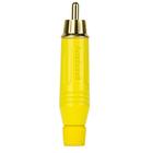 Plug RCA Macho ACPR-YEL, Amarelo - Amphenol - CIRILO CABOS