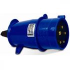 Plug Steck 2P+T 16A 200/250V 6H Azul 3076