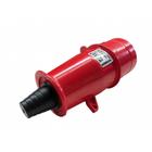 Plugue macho industrial 3p+t 32a 380v vermelho steck