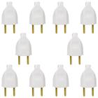 Plugue Pino Macho 2p 10A Oco Com Inmetro Branco