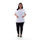 Plus Size - Conjunto de Calça Legging, Camiseta e Bata para Copeira, Arrumadeira, Faxineira, Babá