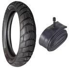 Pneu 120/80-18 Traseiro XRE 300 Lander Tenere XL 125 CRZ 150 Metzeler Karoo + CAMARA SBB-18 shiver