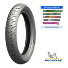 Pneu 80/90-17 Honda Biz 100 110 125 Pilot Street 2 50s Tl (Sem Câmara) Michelin