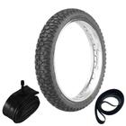 Pneu Bros 150 Xre 190 Xtz 150 Crosser 110/90-17 60r Wh21 Rinaldi + Câmara + Cinta