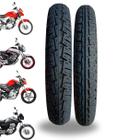 Pneu Conjunto Aro 18 para Moto CG 125, 150, Fan, Titan - BLACK TYRES