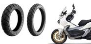 Pneu Moto Honda ADV 150 Metzeler Dianteiro + Traseiro TL Tourance Sem Câmara