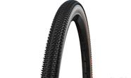 Pneu Schwalbe G-One R Evo dobrável 700x40 (40-622) preto com faixa marrom